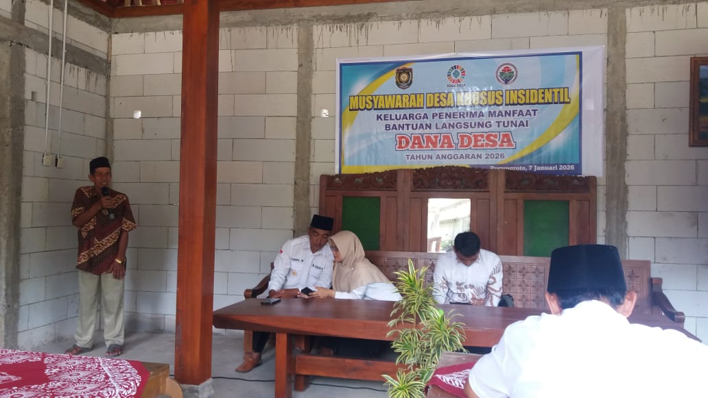 Musyawarah penetapan KPM blt DD
